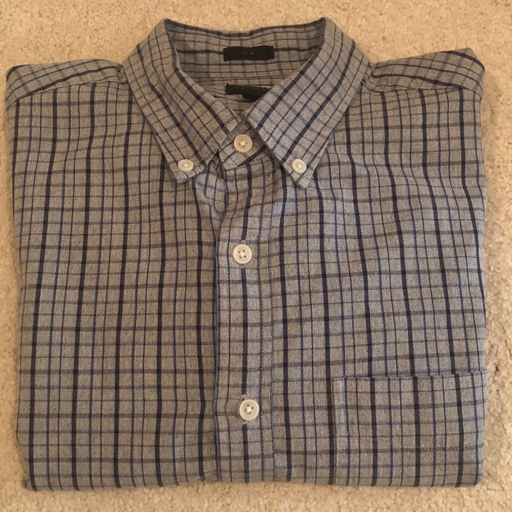 J. Crew Medium Slim Fit Casual Button Down Shirt